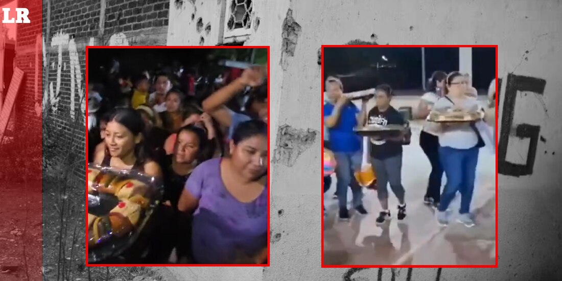 Videos en redes sociales muestran el "detallito" del narcotráfico a pobladores de Tabasco.