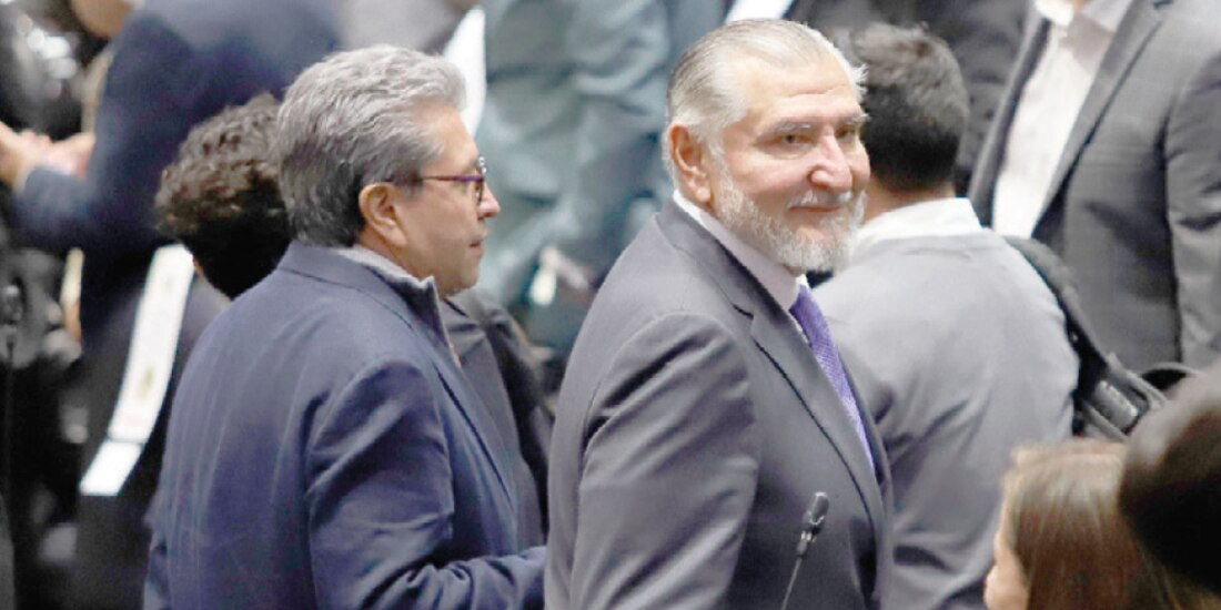 Adán Augusto López previo a la instalación del periodo
extraordinario en el Congreso, el pasado 23 de junio.