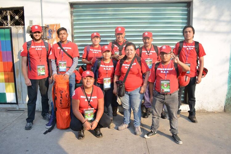 Integrantes de la Brigada Marabunta, en una foto de archivo.