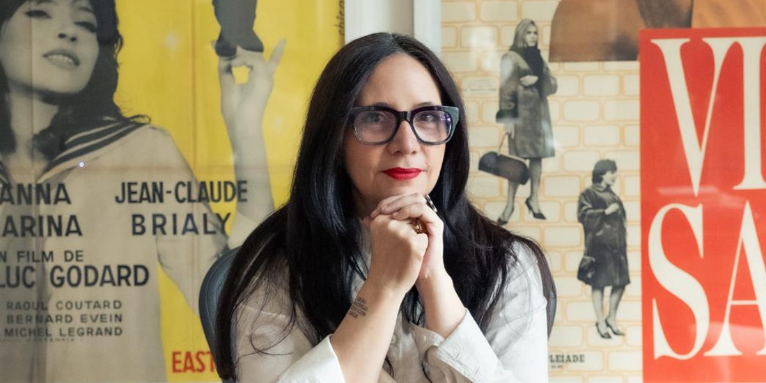 MARÍA JOSÉ CUEVAS, durante una sesión fotográfica