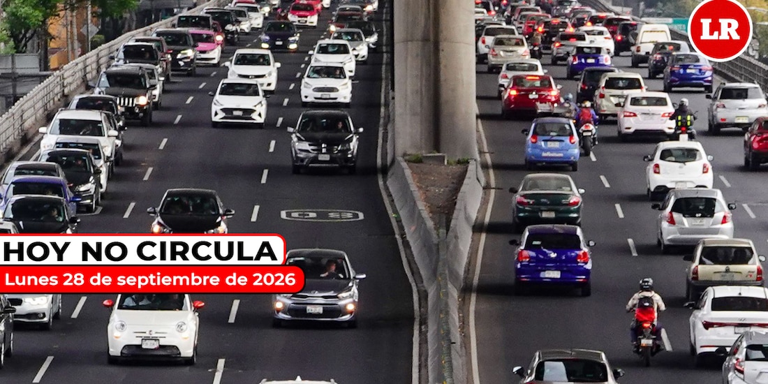 No olvides revisar el programa Hoy No Circula para este lunes 28 de septiembre de 2026 .