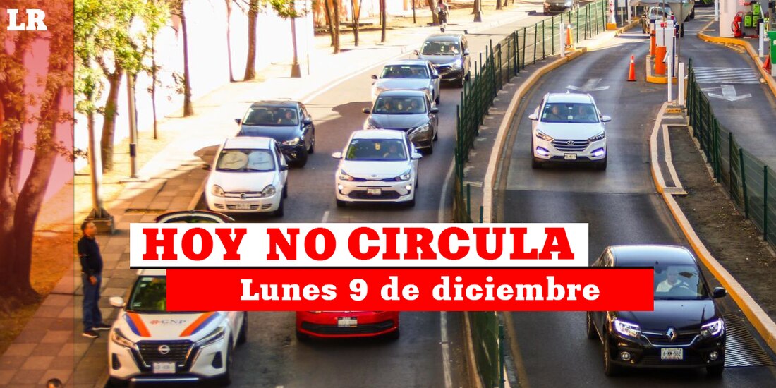 Te contamos cómo aplica el Hoy No Circula este 9 de diciembre en la Ciudad de México y el Estado de México.