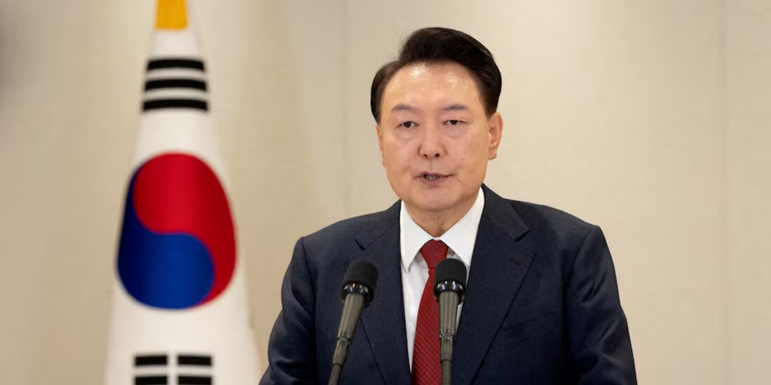 En la imagen, el Presidente Yoon Suk Yeol.