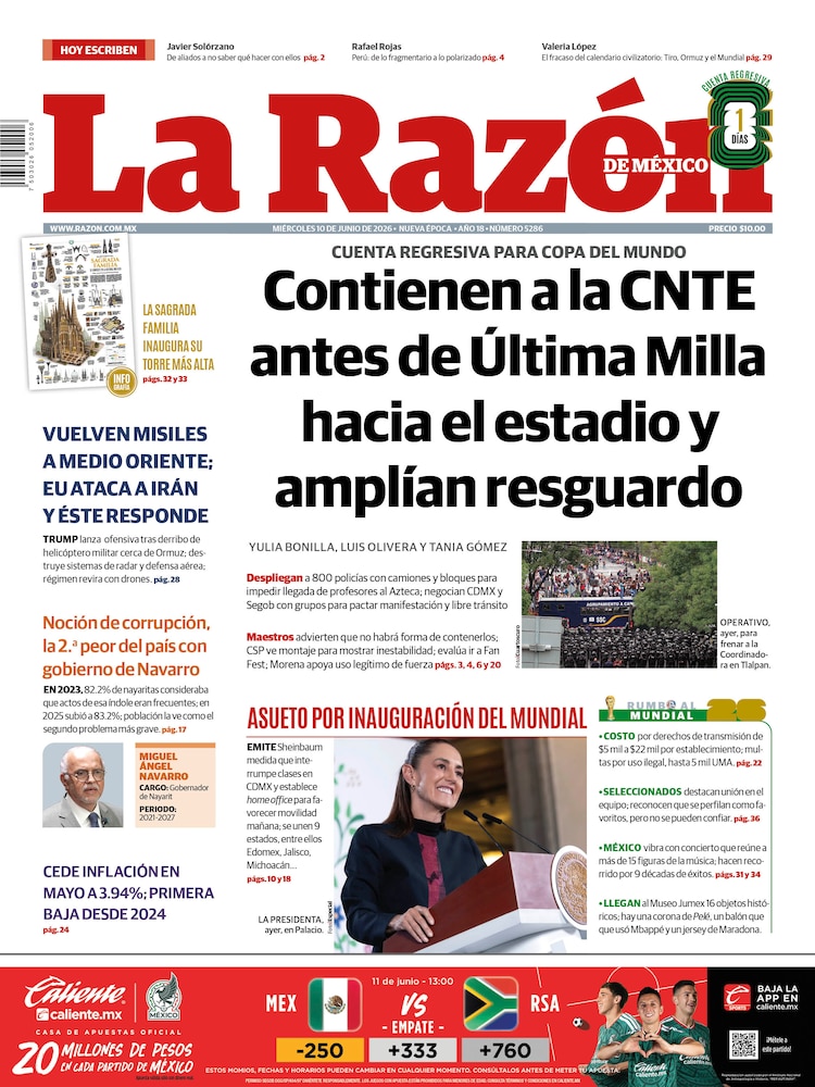 La Razón 10 Junio 2026
