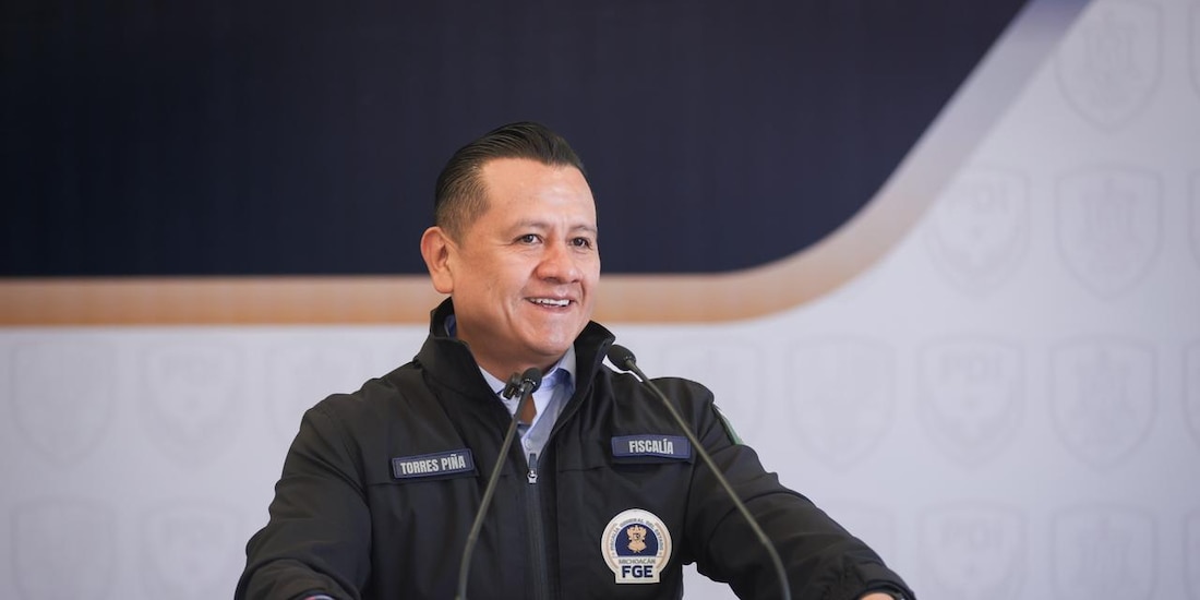 El Fiscal General del Estado de Michoacán, Carlos Torres Piña