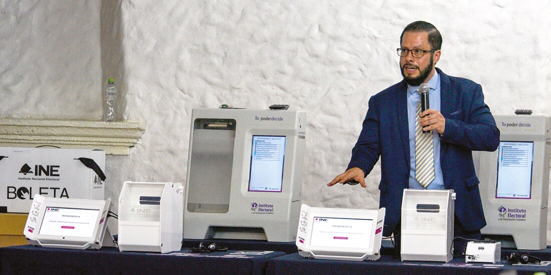 El pasado 14 de abril se presentaron las urnas electrónicas que serán utilizadas en las elecciones del Edomex.