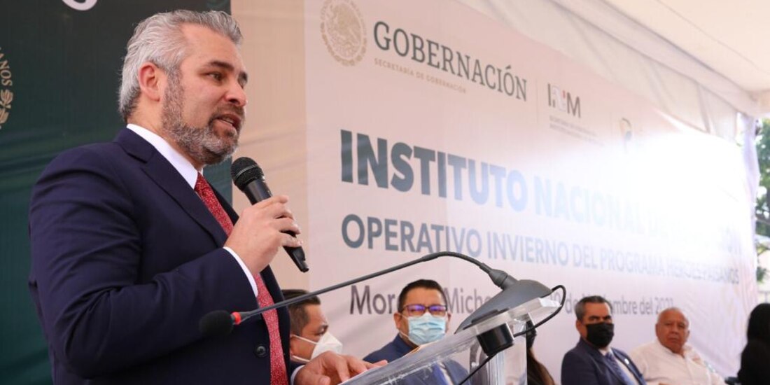 Alfredo Ramírez Bedolla, gobernador de Michoacán.