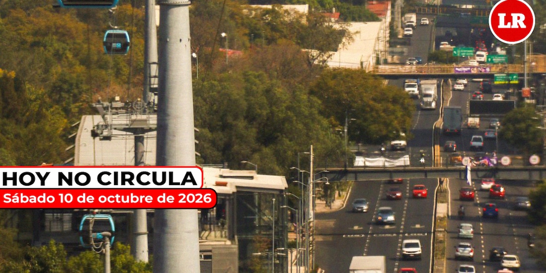 No olvides consultar cómo aplica el Hoy No Circula este sábado 10 de octubre de 2026.