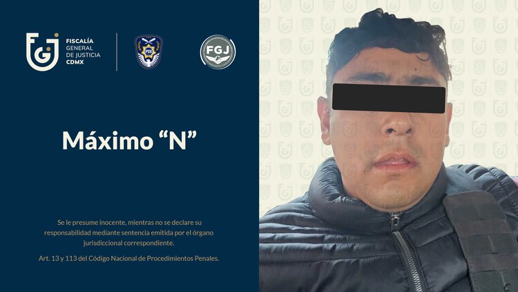 Máximo "N" fue detenido por el feminicidio de la cantante Yrma Lydya, ocurrido en 2022.