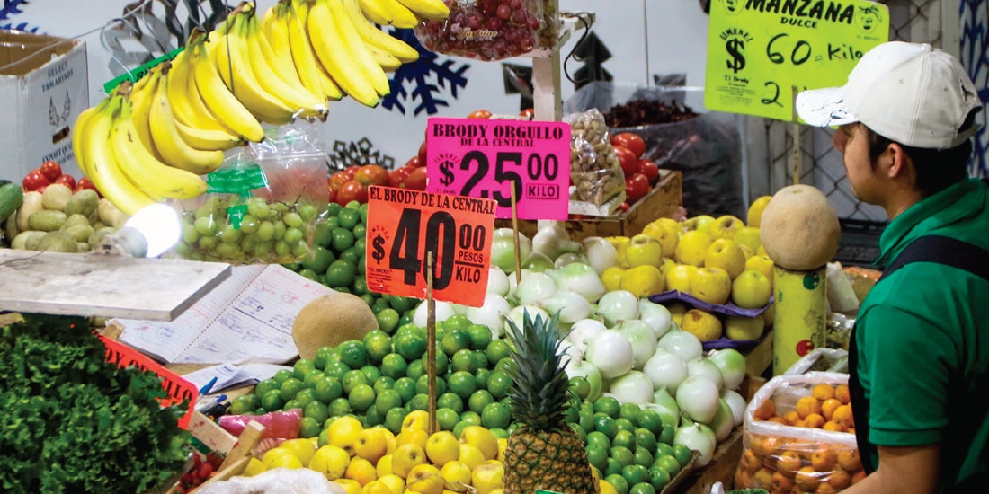 ASPECTO de un mercado local en la Ciudad de México, en imagen de archivo