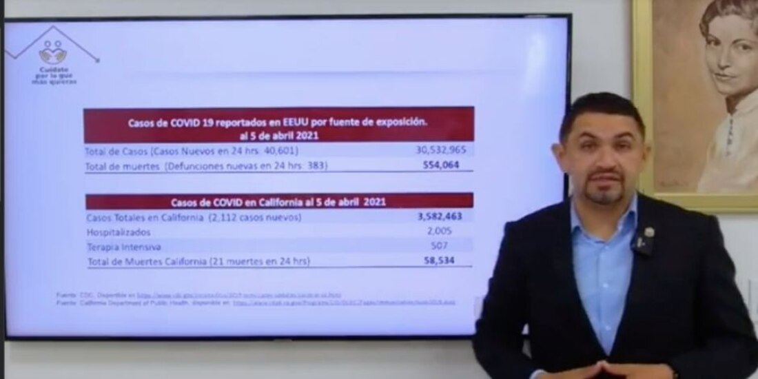 Alonso Pérez Rico, secretario de Salud de Baja California.