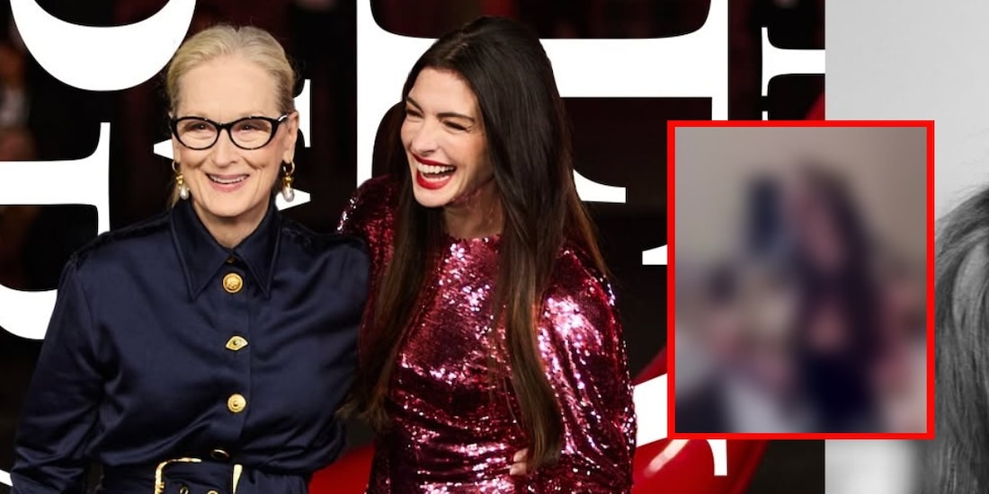 Anne Hathaway y Meryl Steep bailan ‘Cómo te voy a olvidar’ en su visita a CDMX