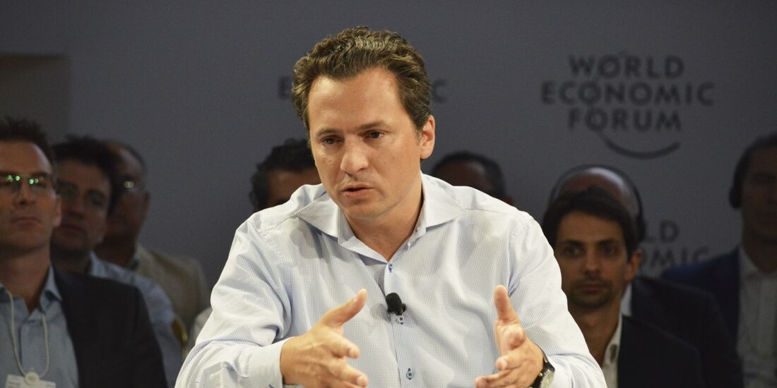 Emilio Lozoya, cuando era director de Pemex