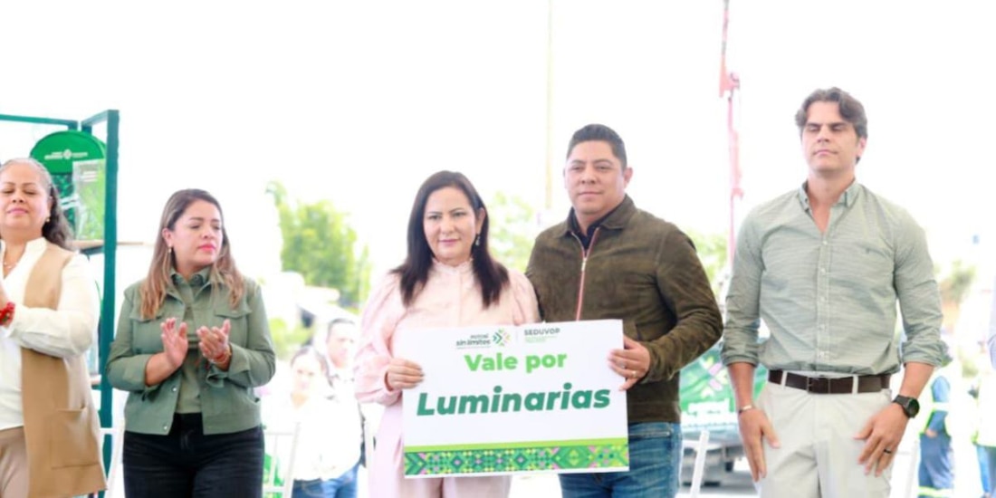 El Gobernador Ricardo Gallardo Cardona encabezó el evento de entrega de insumos en el municipio de Villa de Pozos.