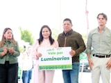 El Gobernador Ricardo Gallardo Cardona encabezó el evento de entrega de insumos en el municipio de Villa de Pozos.