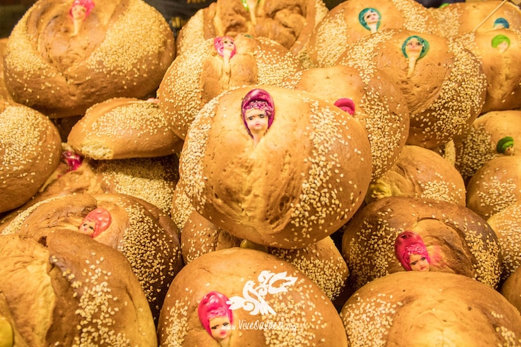 Prueba la deliciosa variedad de pan de muerto