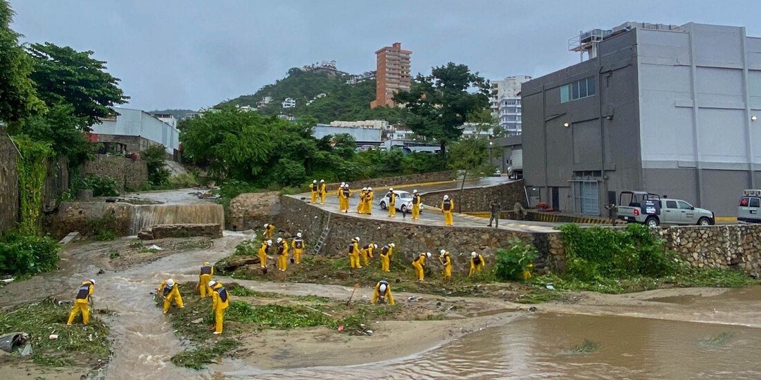 Paso del huracán Helene por Quintana Roo.