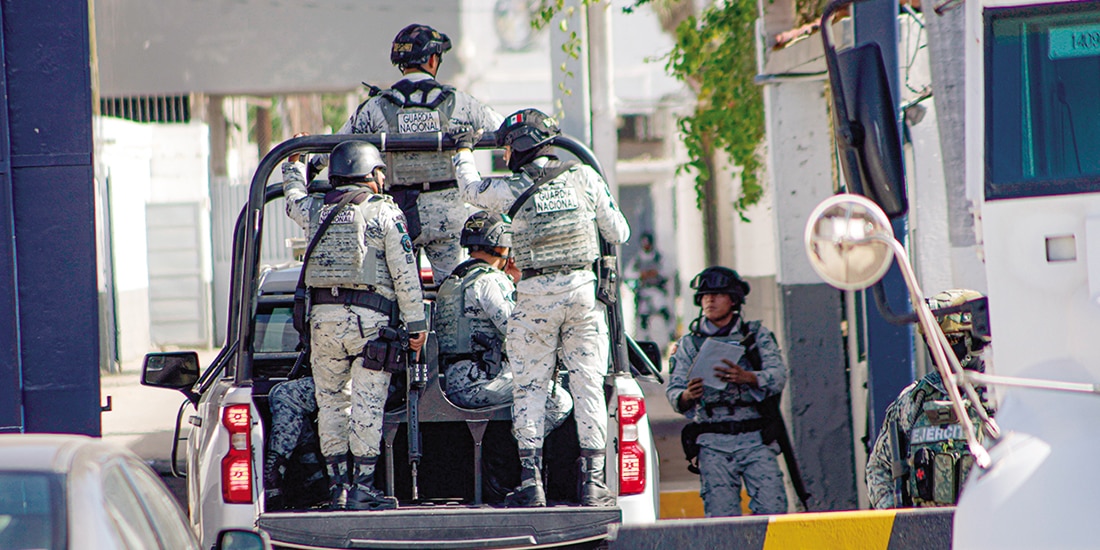 Resguardo, perimetral, ayer, en el penal de Aguaruto.