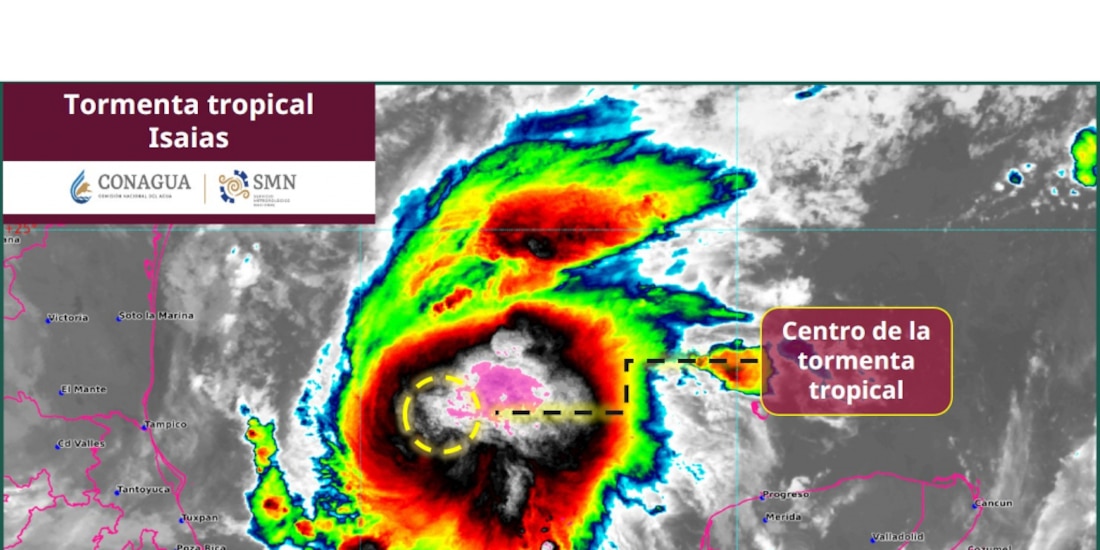 Tormenta tropical Isaias se forma en el Atlántico