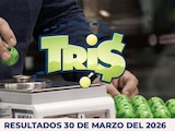 Resultados del Tris de hoy 30 de marzo del 2026.