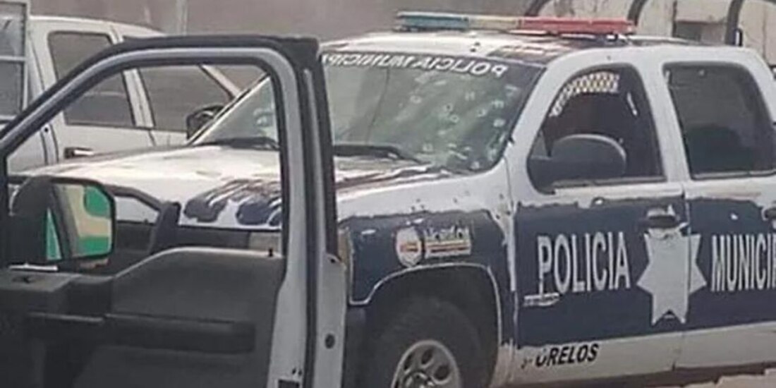 Asesinan a dos policías a bordo de una patrulla en Morelos, Zacatecas.