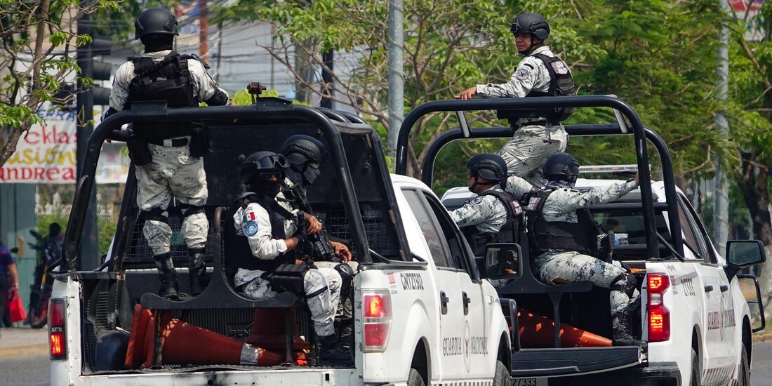 Elementos de la Guardia Nacional, en fotografía de archivo.