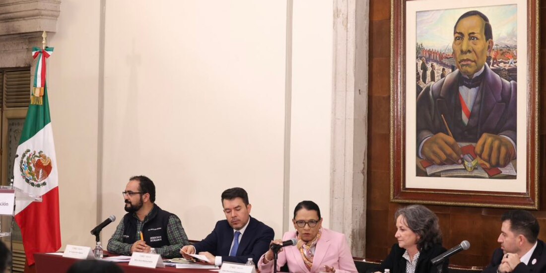 La secretaria de Gobernación, Rosa Icela Rodríguez, anunció los principales avances en la iniciativa de reforma a la Ley General en Materia de Desaparición.
