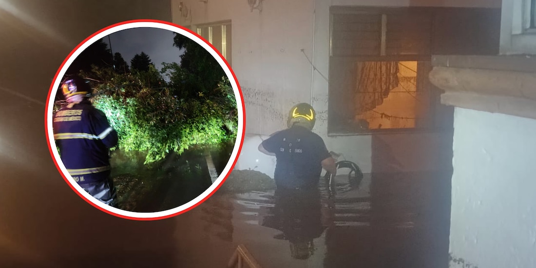 Inundaciones y granizada en Cuajimalpa