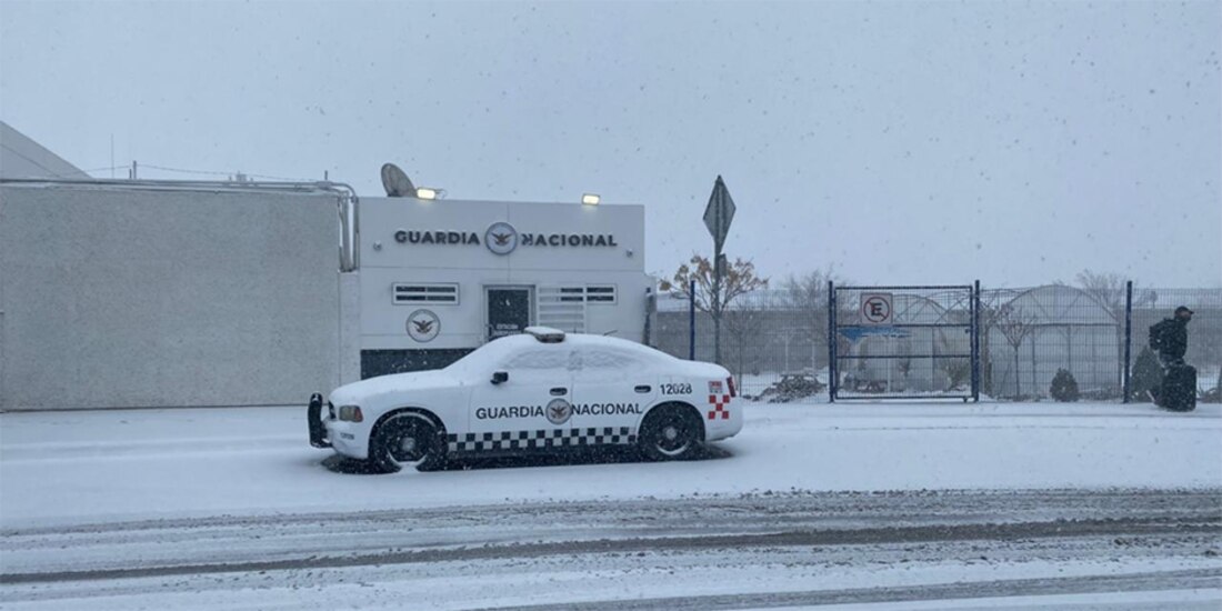 Las complejas condiciones del clima causaron que el Aeropuerto de Ciudad Juárez cancelara sus vuelos.