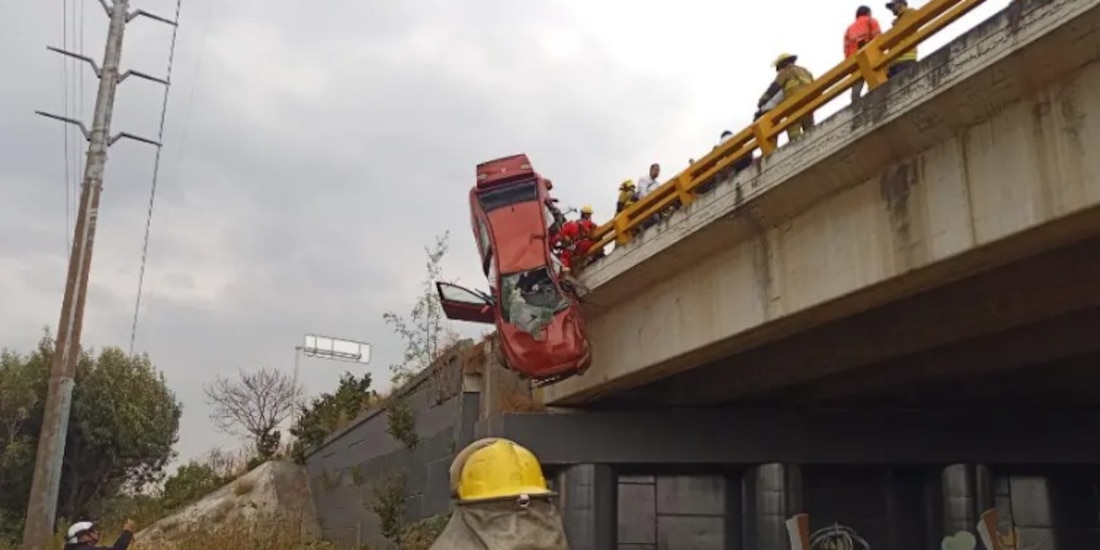 El accidente de las últimas horas en Puebla.