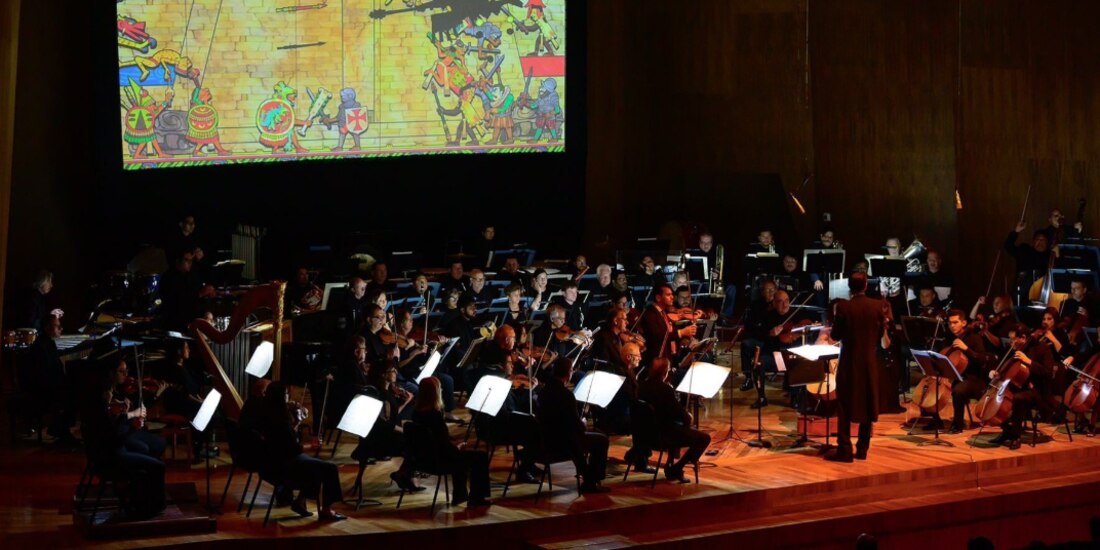 La filarmónica de la Ciudad de México, el sábado pasado.