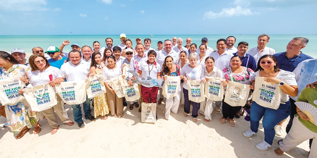autoridades estatales y federales anuncian proyectos de economía circular y bienestar compartido en Quintana Roo.