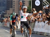 Isaac del Toro tras ganar el GP de Montreal.