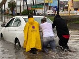 Lluvia afecta vialidades en Querétaro