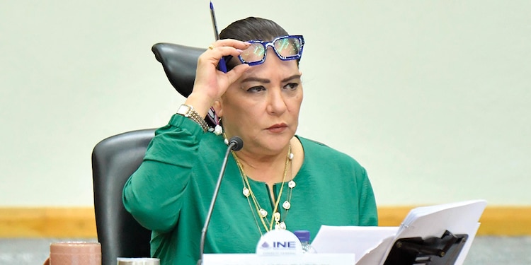 La consejera presidenta del INE, Guadalupe Taddei, el pasado 17 de septiembre