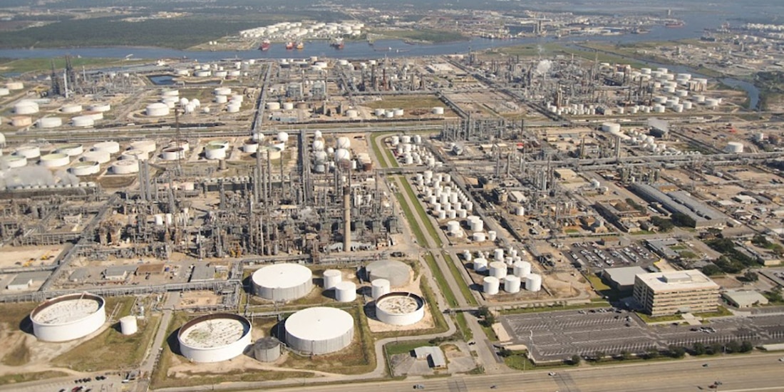 Aspecto de la refinería Deer Park.