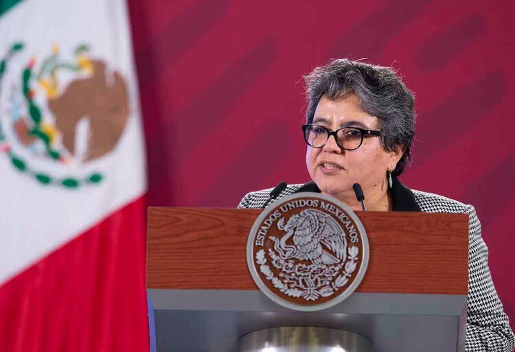 Raquel Buenrostro, titular del SAT.