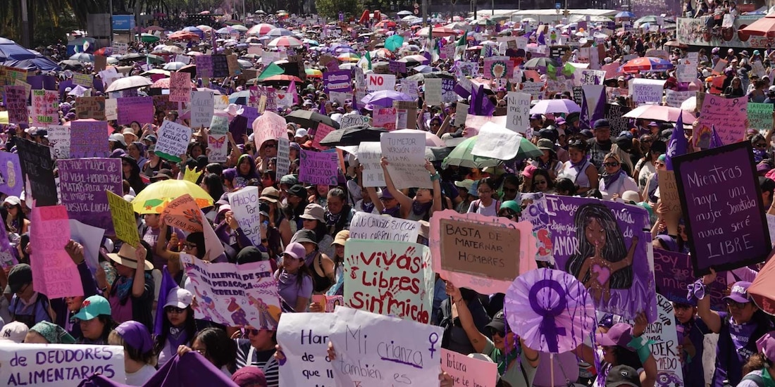 Marcha 8M, las mujeres migrantes también protestan
