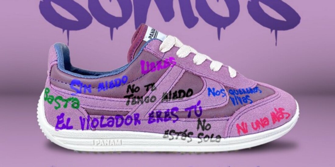 A Panam le llueven críticas por lanzar tenis feministas