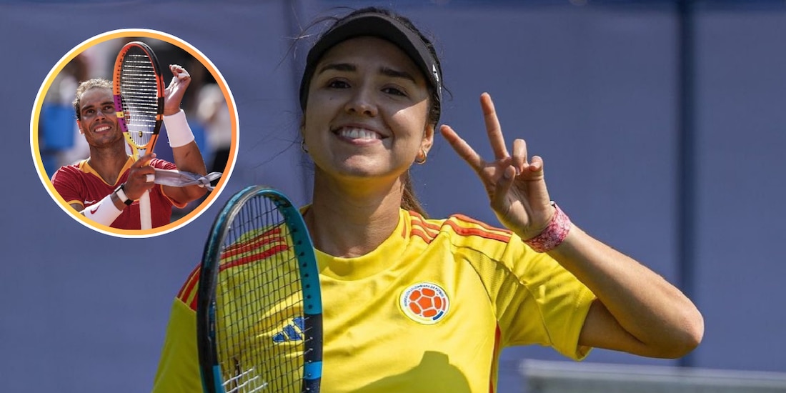 Camila Osorio se queda sin palabras al ver a Rafa Nadal
