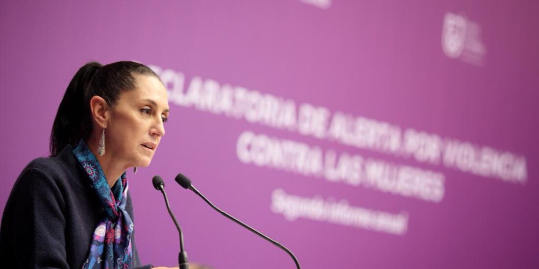 Claudia Sheinbaum destaca que en la CDMX se impulsaron 11 acciones para combatir la violencia contra las mujeres.