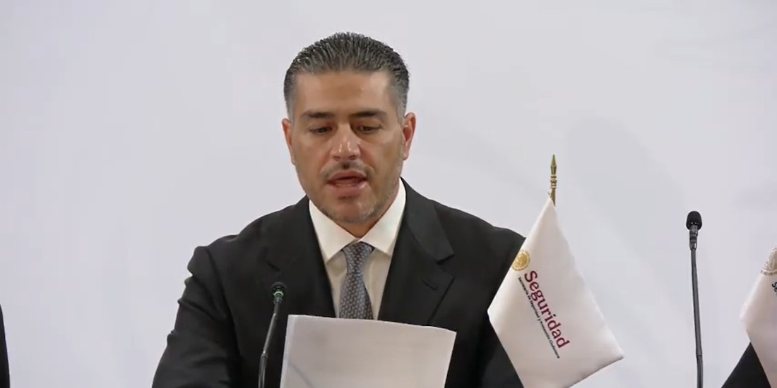 Omar García Harfuch en el reporte de este jueves.