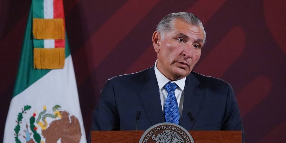 Adán Augusto López en Palacio Nacional.