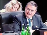 El canciller Marcelo Ebrard durante la cumbre del G20 en Bali, Indonesia.