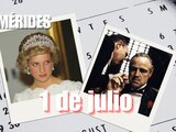 Estas son las efemérides de hoy, 1 de julio.