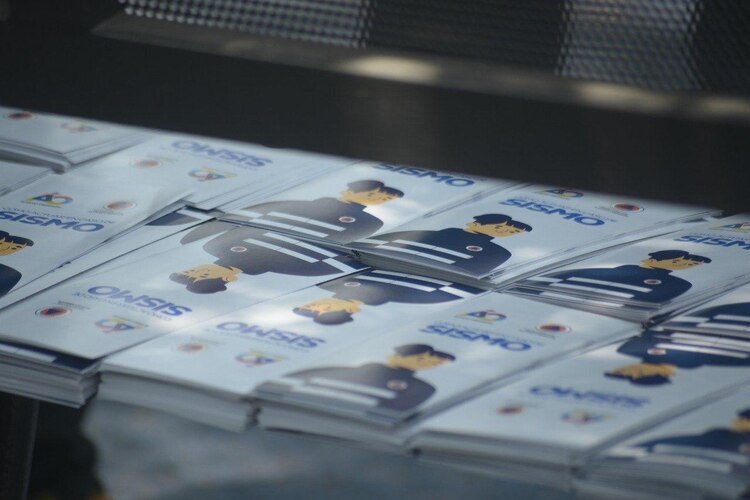 Personal de Protección Civil realiza brigadas informativas.