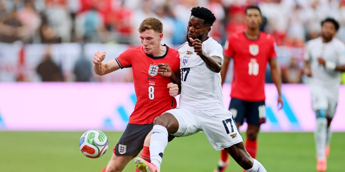 Una acción del Panamá vs Inglaterra de la Copa del Mundo 2026