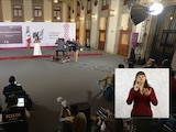 Iván Escalante, titular de Profeco, en Palacio Nacional este lunes.