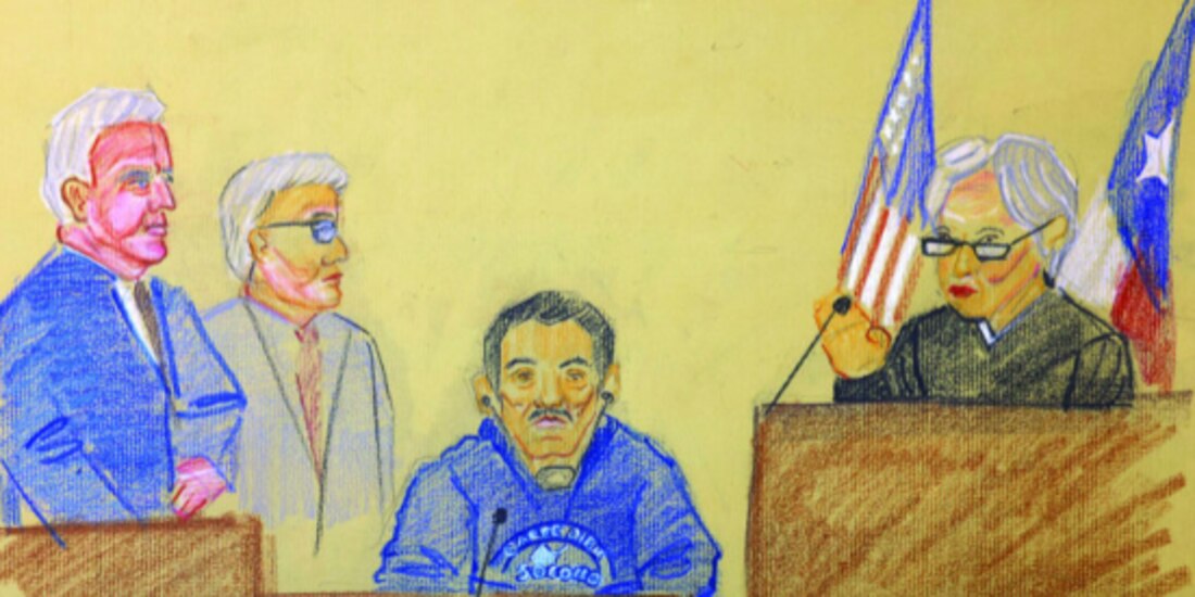 Audiencia de Ismael Zambada ante una jueza de Texas, el 1 de agosto de 2024.