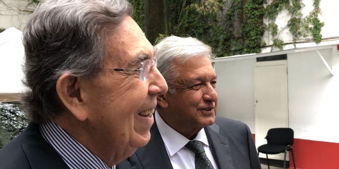 Cuauhtémoc Cárdenas y AMLO